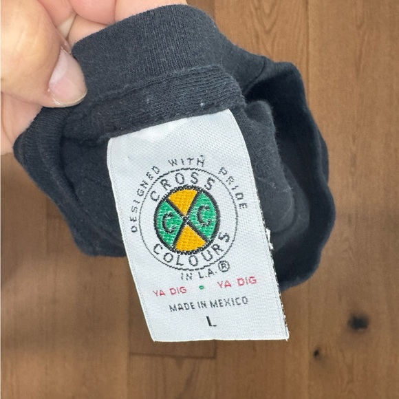 Snoop Dogg Cross Colours Vintage 90s Hip
Hop T-Shirt - Ladies L - Black - EUC - Picture 5 of 6